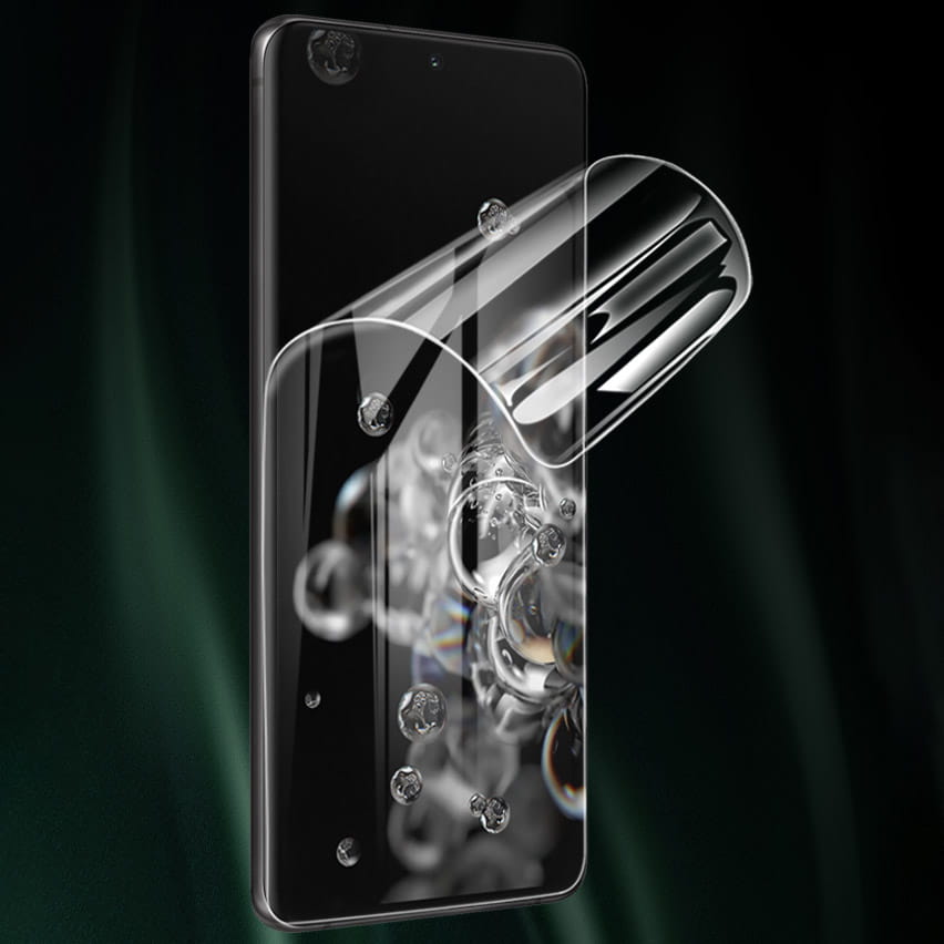 Hydrogel Folie für den Bildschirm Bizon Film Hydrogel Front Duo für Galaxy S21, 2 Stück