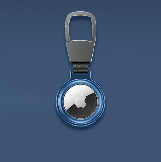 Schutzhülle MSVII Magnetic Case für Apple AirTag, Dunkelblau