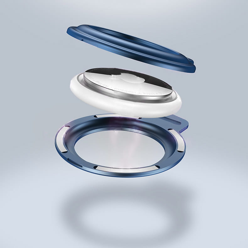 Schutzhülle MSVII Magnetic Case für Apple AirTag, Dunkelblau