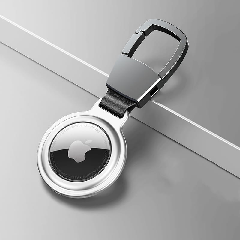 Schutzhülle MSVII Magnetic Case für Apple AirTag, Silbern