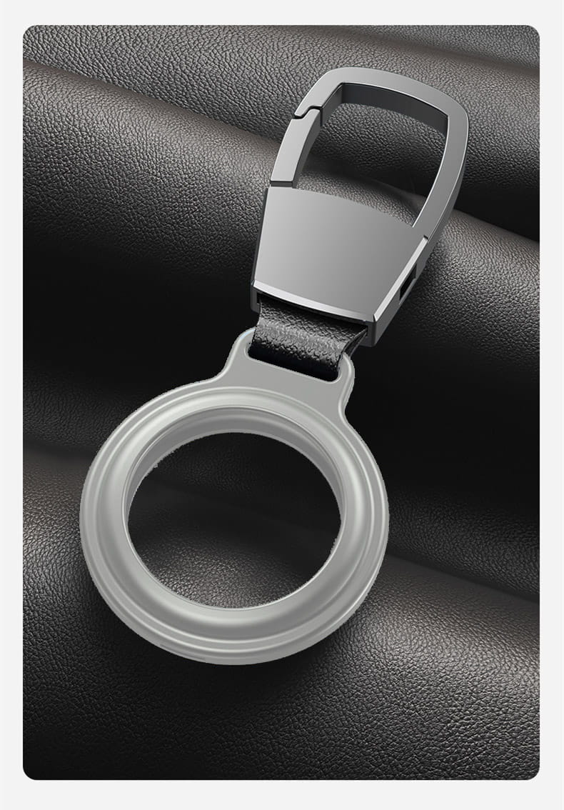 Schutzhülle MSVII Magnetic Case für Apple AirTag, Silbern