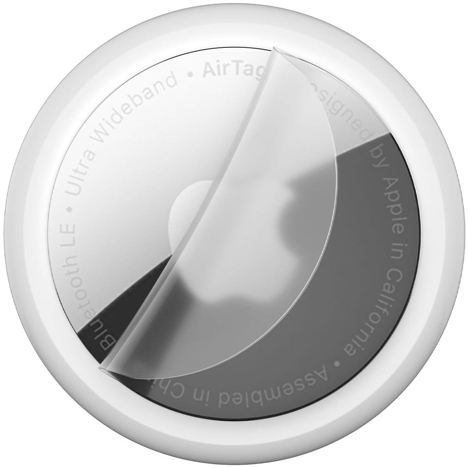 Folie Spigen AirSkin Shield 4-Pack für AirTag, Matt Transparent