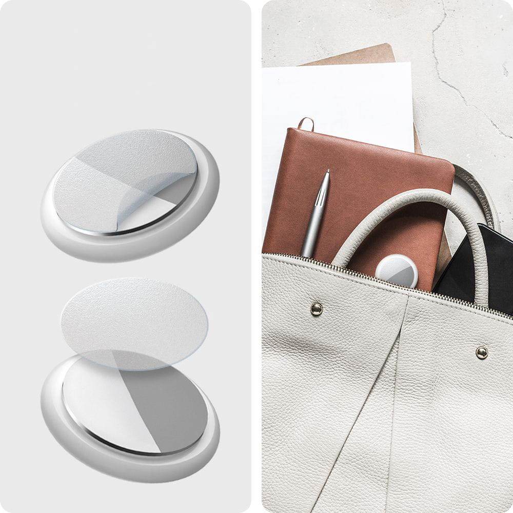 Folie Spigen AirSkin Shield 4-Pack für AirTag, Matt Transparent