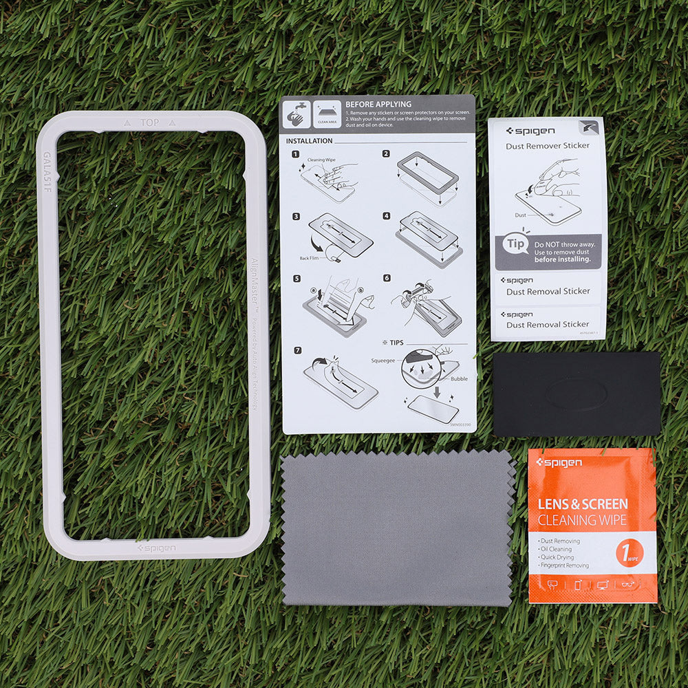 Glas für die Schutzhülle Spigen Glas.tR Slim FC AM 2-Pack für iPhone 14 Pro