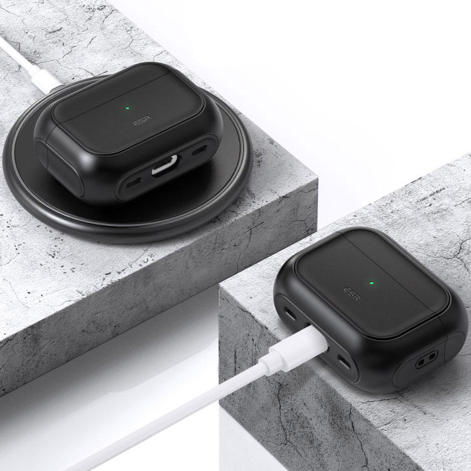 Schutzhülle ESR Orbit HaloLock MagSafe für AirPods Pro 1 / 2, Schwarz