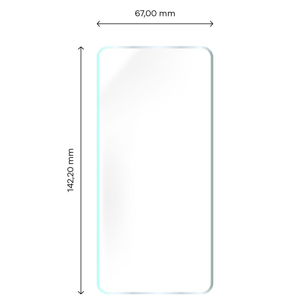 Hydrogel Folie für den Bildschirm Bizon Glass Hydrogel Front Duo für Galaxy S23, 2 Stück