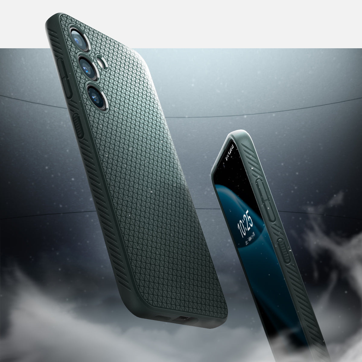 Schutzhülle für Galaxy S24, Spigen Liquid Air, Grün