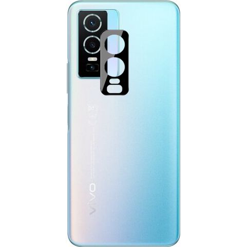 Gehärtetes Glas für die Kamera Bizon Glass Silk Lens für Vivo Y76 5G, 2 Stück