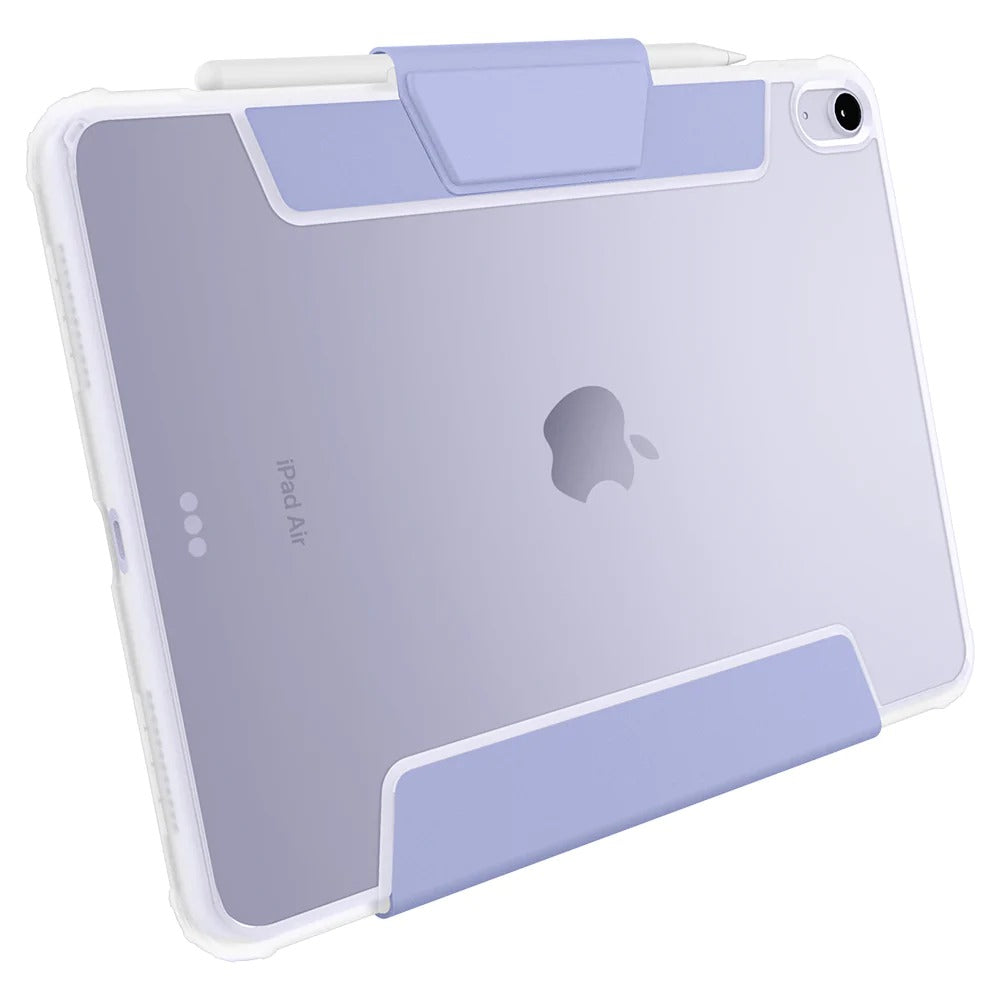 Schutzhülle für iPad Air 11" / 10.9" 2020-2026 / Pro 11" 2018, Spigen Ultra Hybrid Pro, Transparent/Violett
