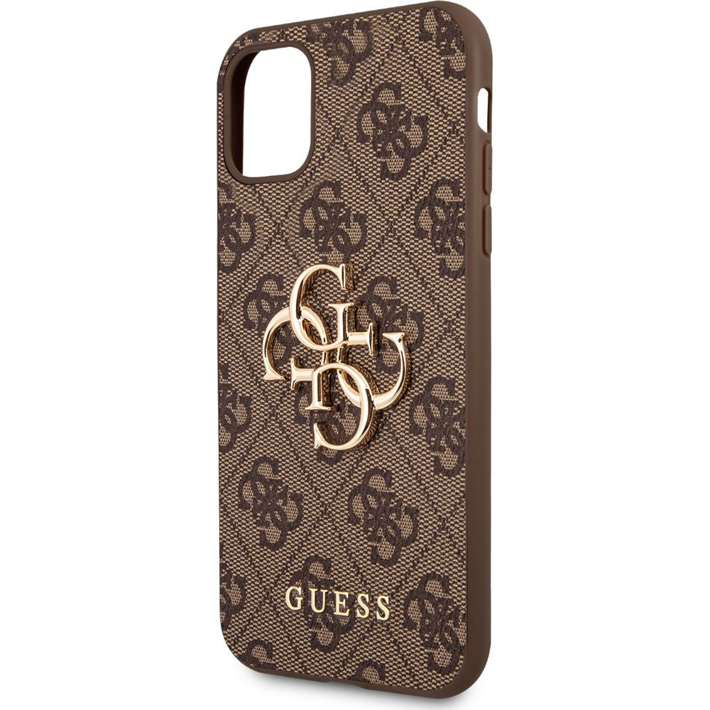 Schutzhülle Guess 4G Big Metal Logo für iPhone 11 / XR, Braun