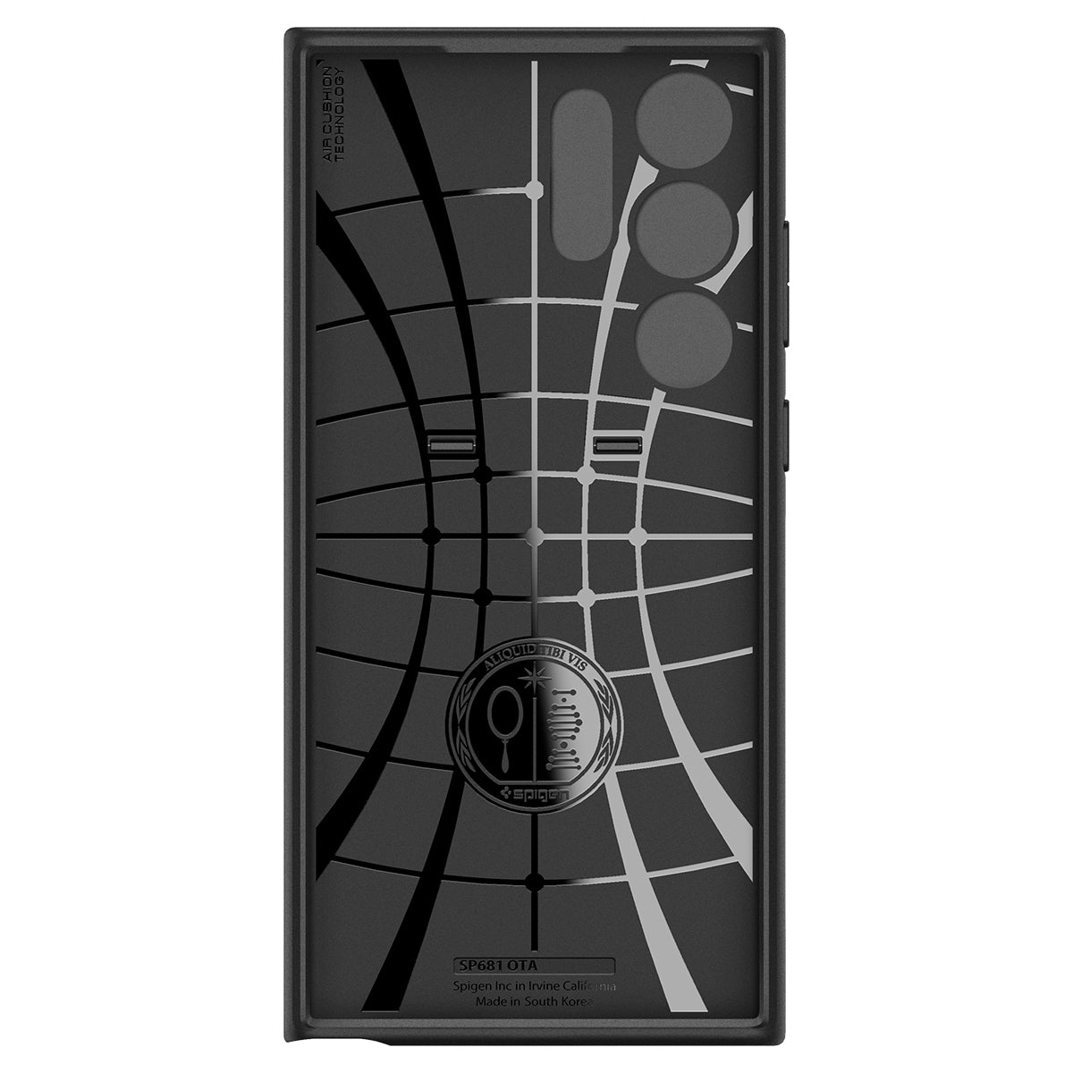 Schutzhülle Spigen Optik Armor für Galaxy S23 Ultra, Schwarz