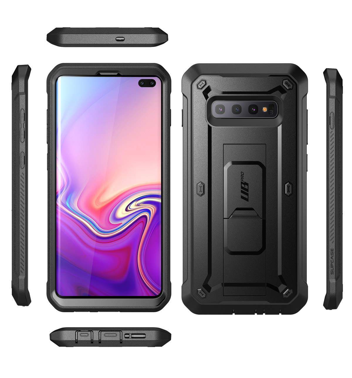 Schutzhülle Supcase UB Pro noSP Galaxy S10 Plus schwarz - Guerteltier