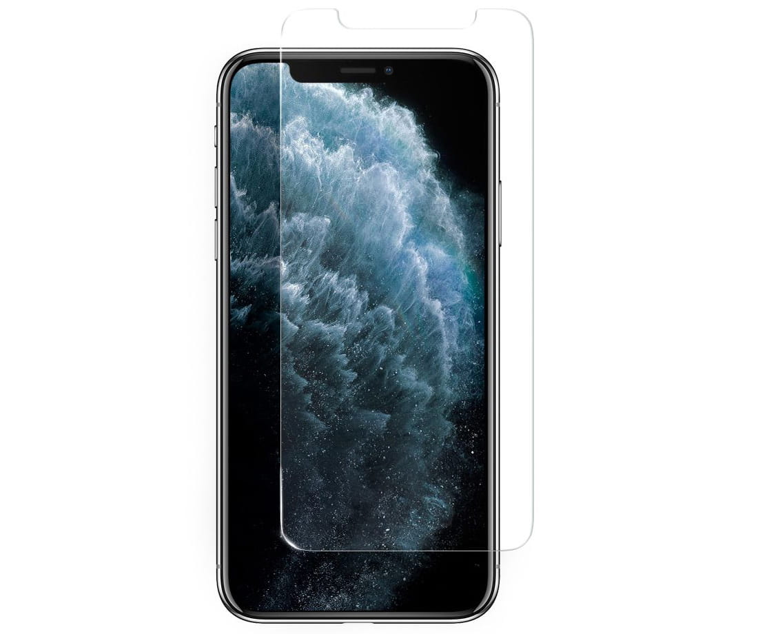 Glas für die Schutzhülle Spigen Glas.tR Slim AM 2-Pack iPhone 11 / Xr transparent