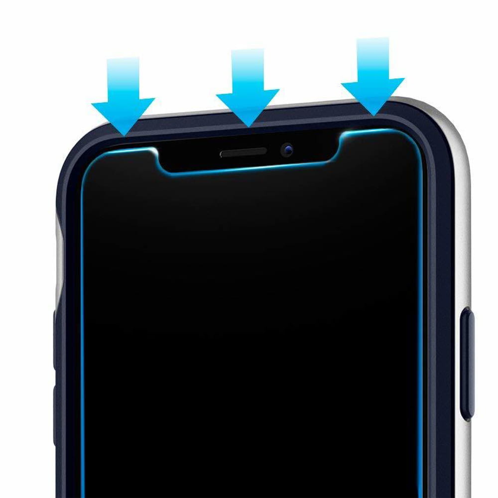 Glas für die Schutzhülle Spigen Glas.tR Slim iPhone 11/ Xr transparent