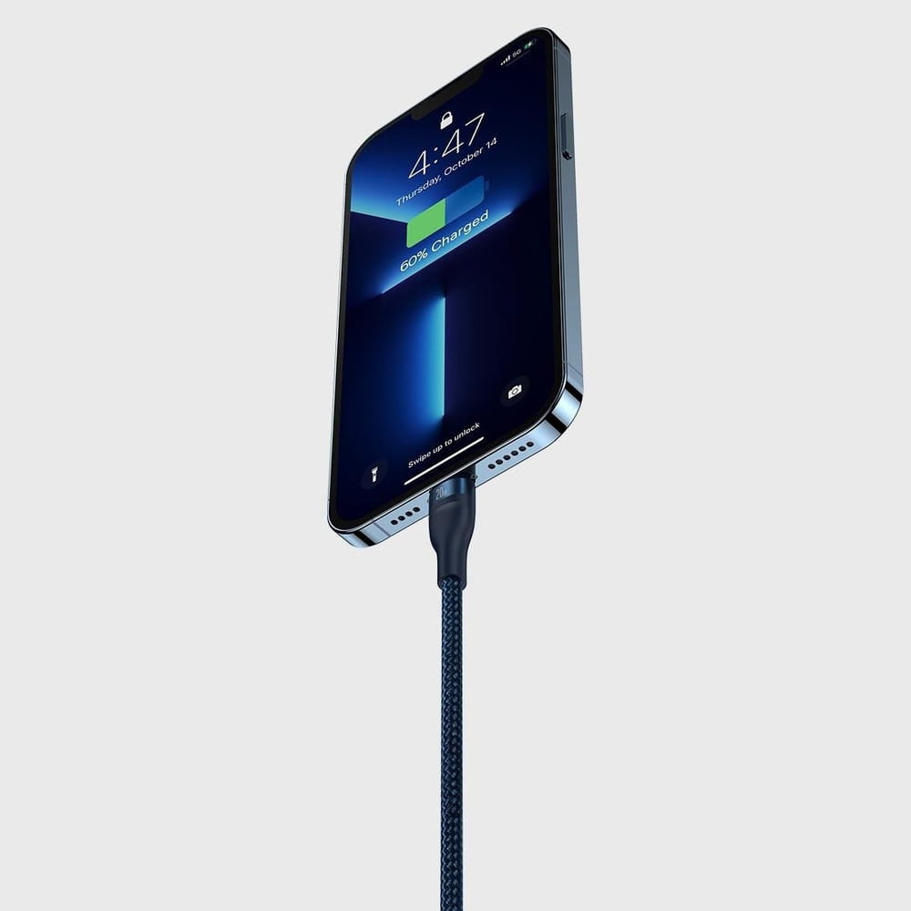 Kabel Baseus Flash Series II 3in1 USB-C für USB-C/ Lighning/ MicroUSB, dunkelblau
