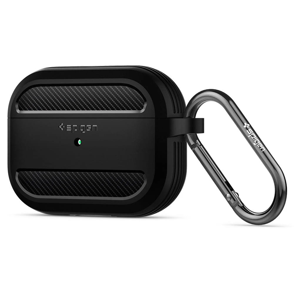 Schutzhülle Spigen Rugged Armor für AirPods Pro schwarz