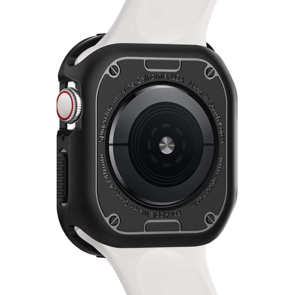 Schutzhülle Spigen Rugged Armor Apple Watch 40mm SE/6/5/4 schwarz - Guerteltier
