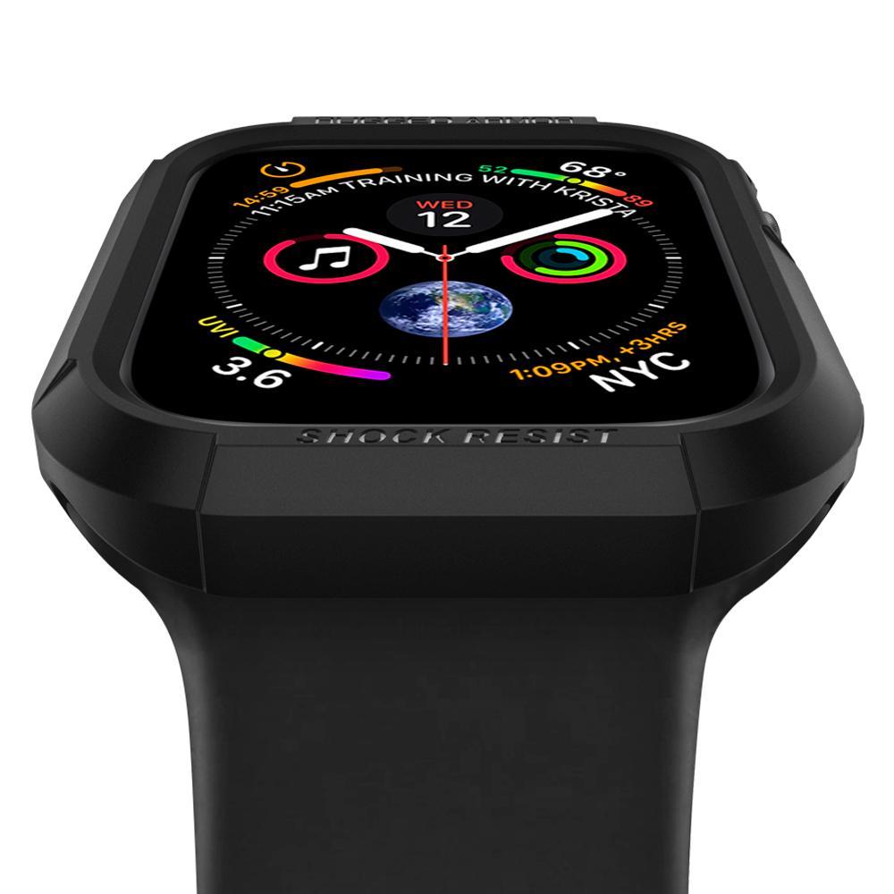 Schutzhülle Spigen Rugged Armor Apple Watch 40mm SE/6/5/4 schwarz - Guerteltier