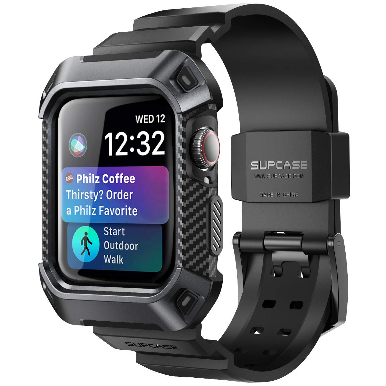 Schutzhülle Supcase UB Pro Apple Watch 44mm SE/6/5/4 schwarz