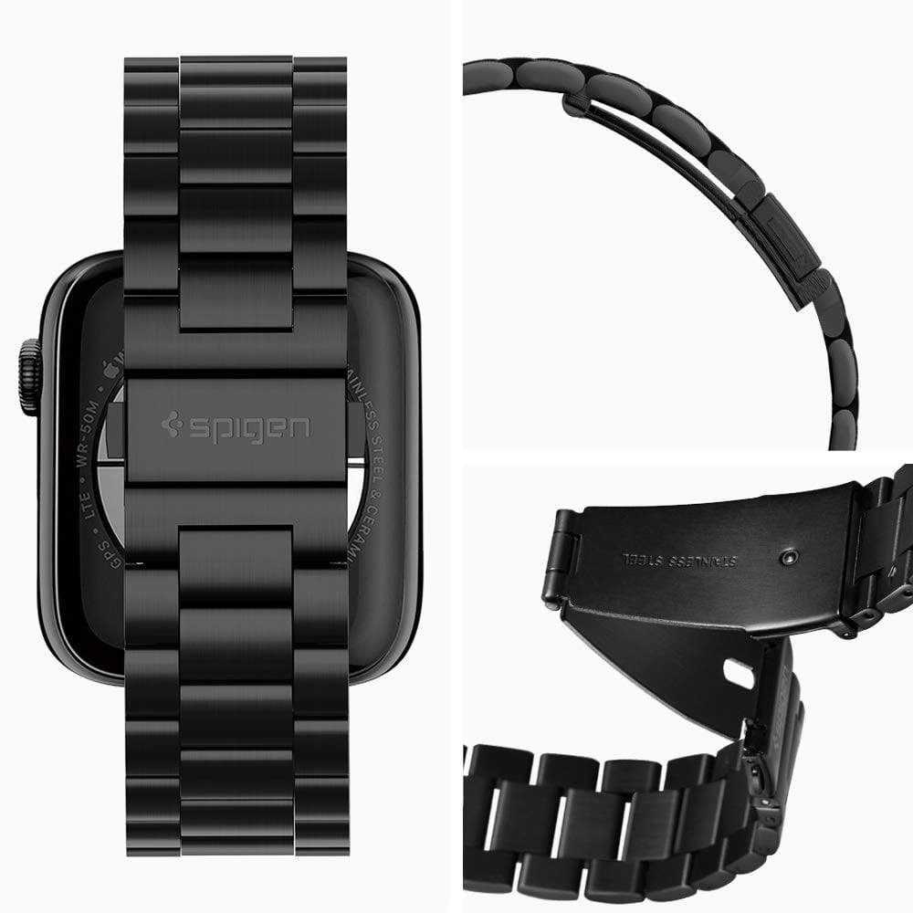 Armband Spigen Modern Fit Apple Watch 44mm SE/6/5/4 42mm 3/2/1 schwarz - Guerteltier