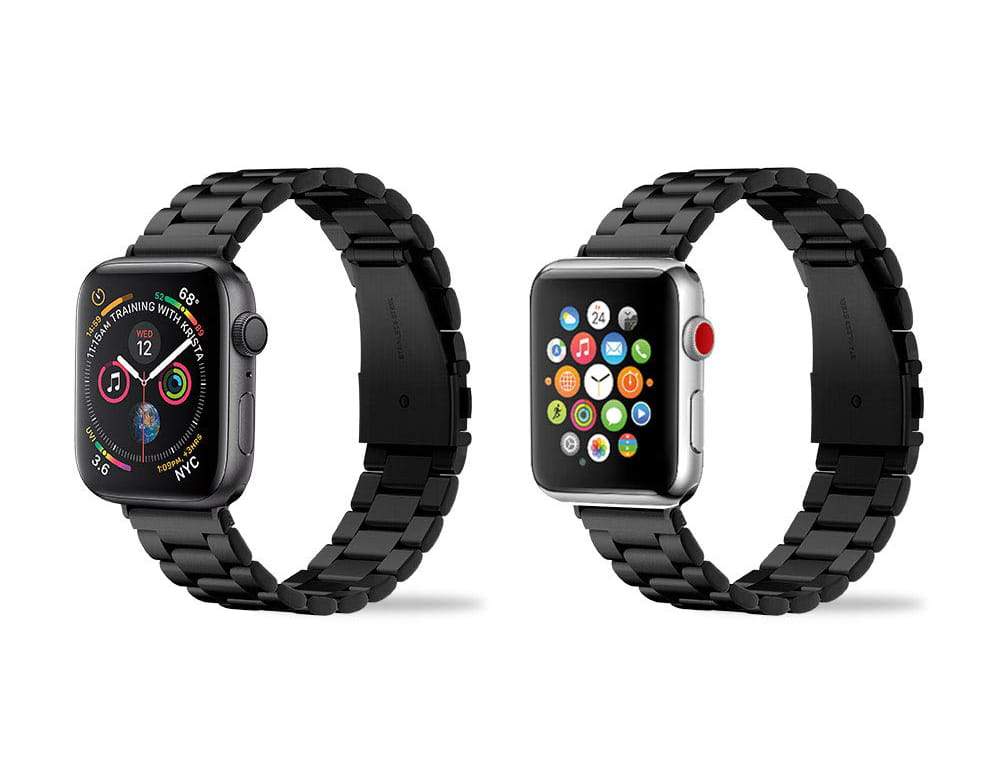 Armband Spigen Modern Fit Apple Watch 44mm SE/6/5/4 42mm 3/2/1 schwarz - Guerteltier