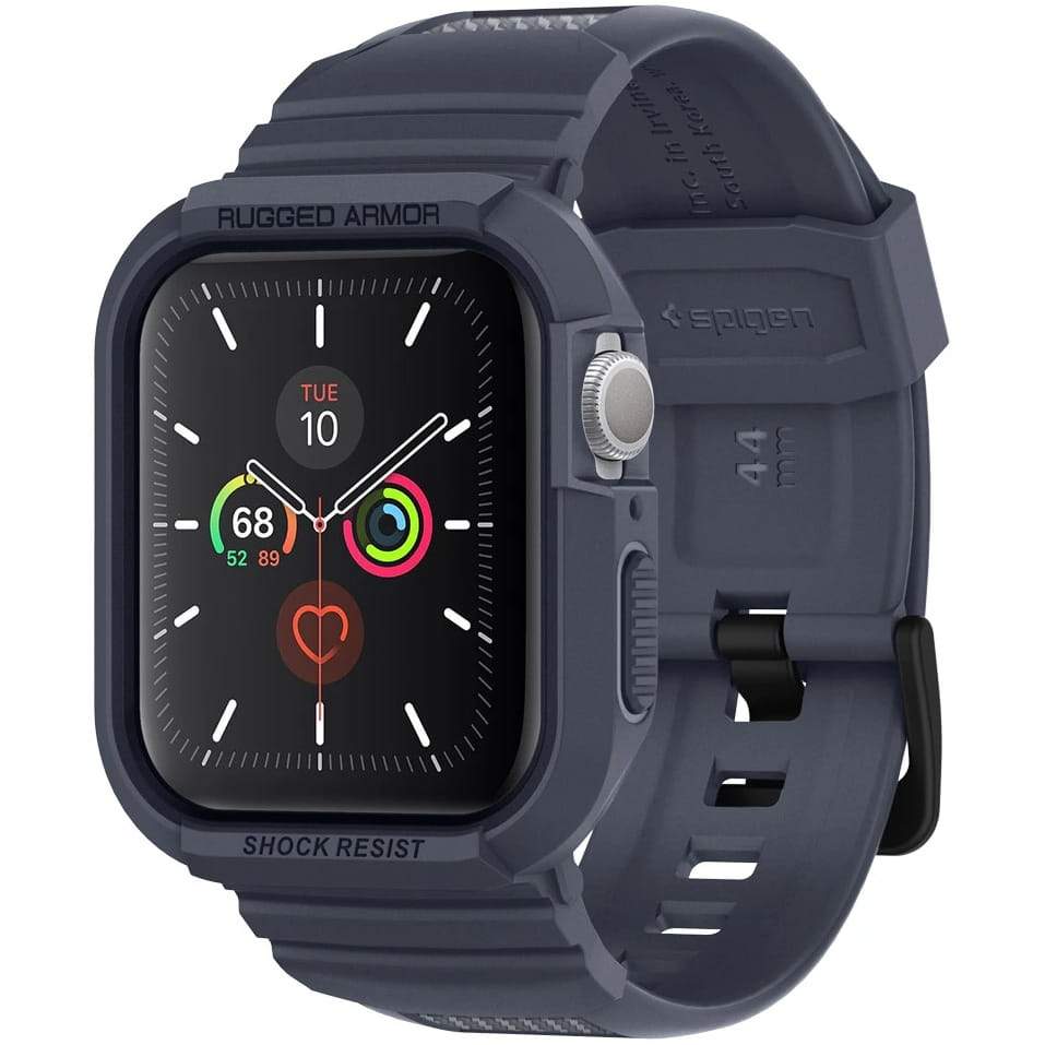 Schutzhülle Spigen Rugged Armor Pro Apple Watch 44mm SE/6/5/4 schwarzgrau