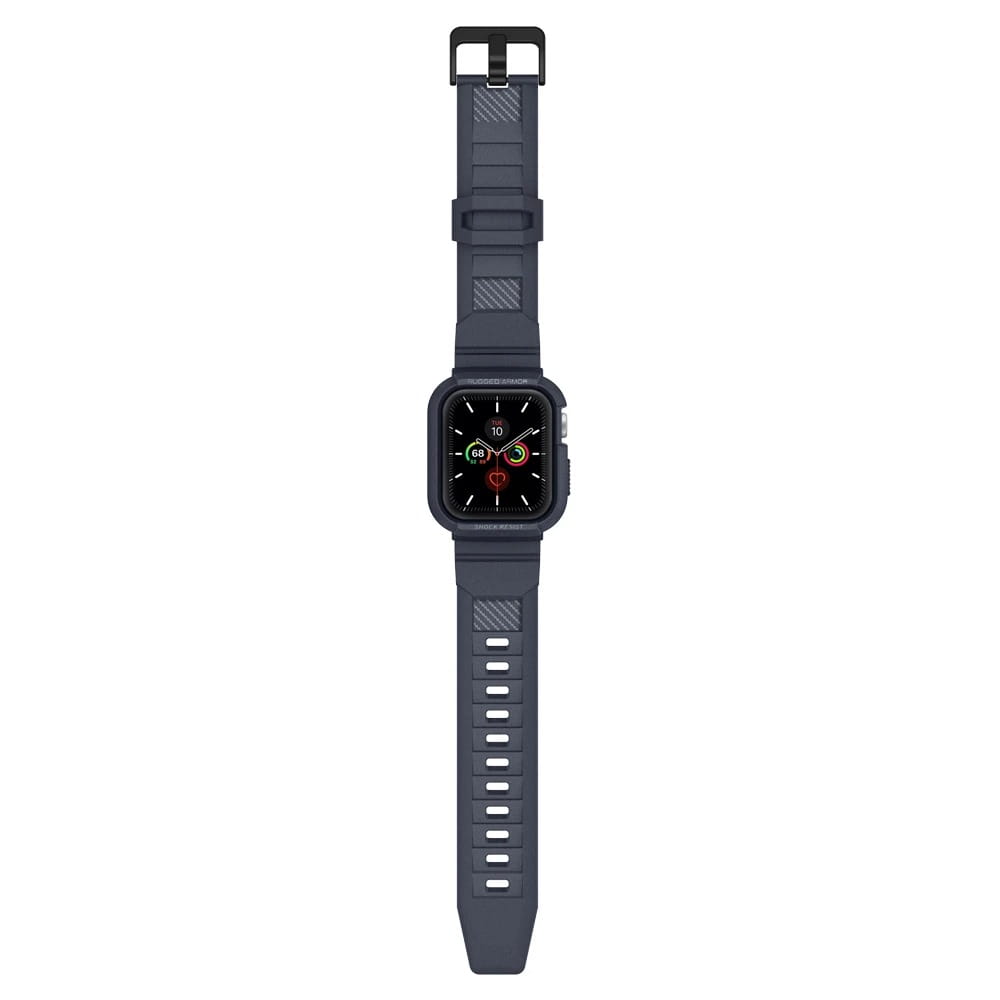 Schutzhülle Spigen Rugged Armor Pro Apple Watch 44mm SE/6/5/4 schwarzgrau - Guerteltier