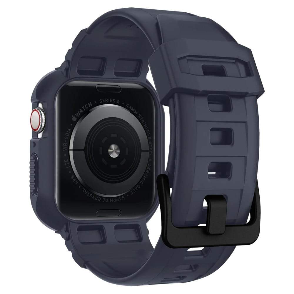 Schutzhülle Spigen Rugged Armor Pro Apple Watch 44mm SE/6/5/4 schwarzgrau - Guerteltier