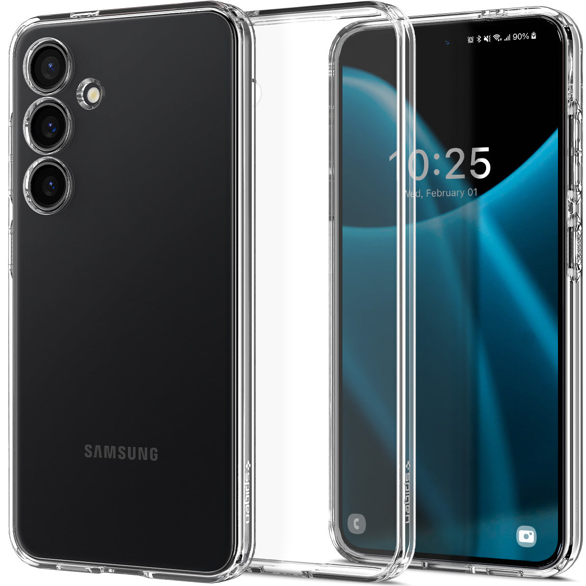 Schutzhülle für Galaxy S24, Spigen Liquid Crystal, Transparent