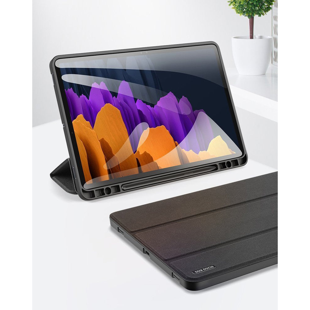 Schutzhülle Dux Ducis Domo für Galaxy Tab S7 / S8, Schwarz