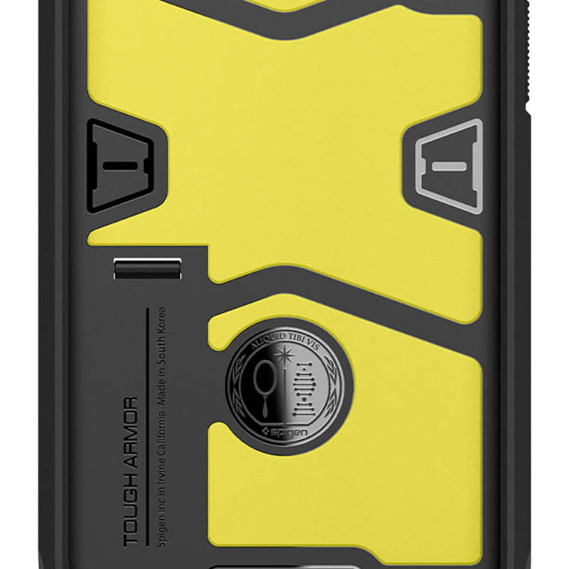 Schutzhülle Spigen Tough Armor für Galaxy S23 Ultra, Schwarz