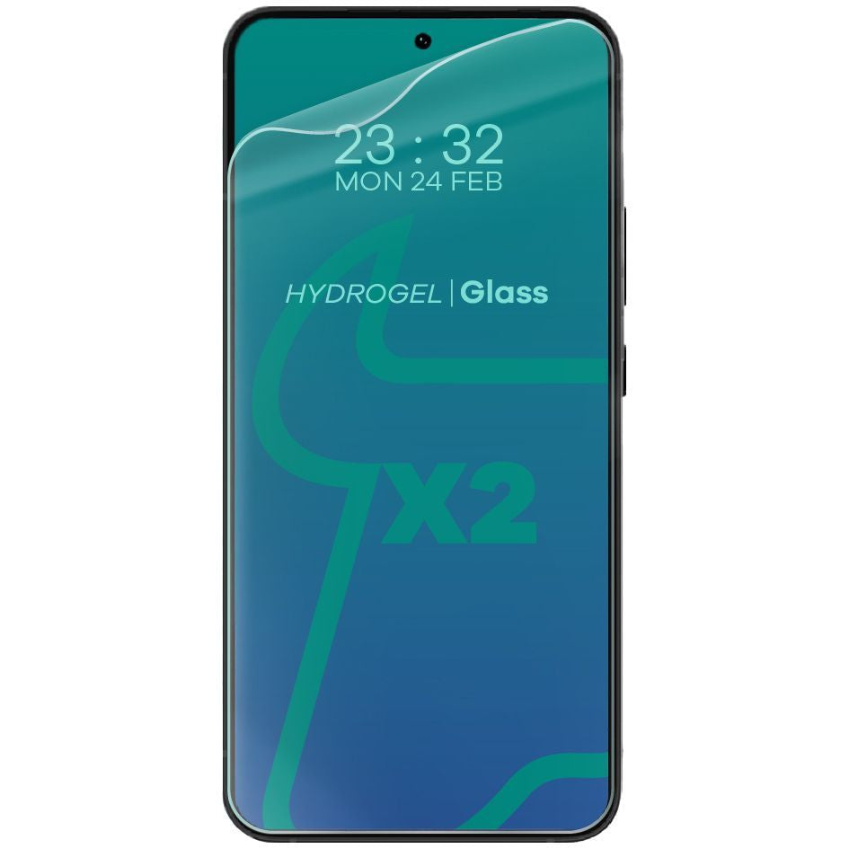 Hydrogel Folie für den Bildschirm Bizon Film Hydrogel Front Duo für Galaxy S23 Plus, 2 Stück