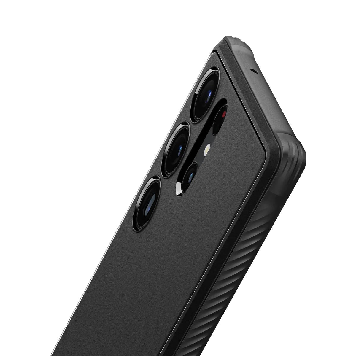 Schutzhülle Spigen Rugged Armor für Galaxy S23 Ultra, Schwarz
