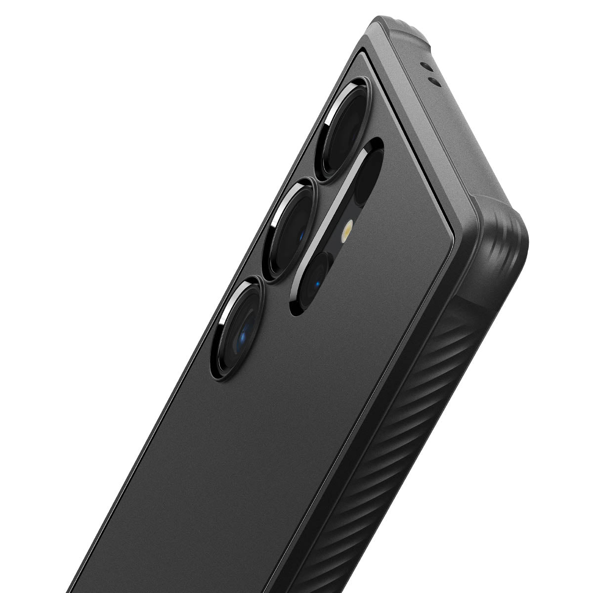 Schutzhülle für Galaxy S24 Ultra, Spigen Rugged Armor, Schwarz