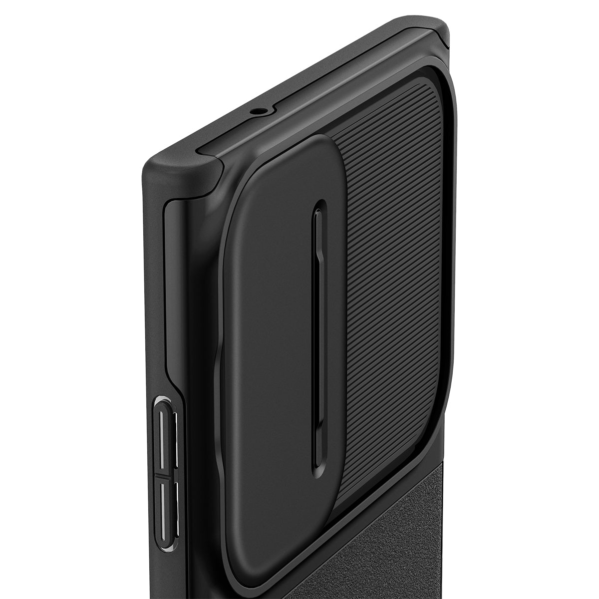 Schutzhülle Spigen Optik Armor für Galaxy S23 Ultra, Schwarz