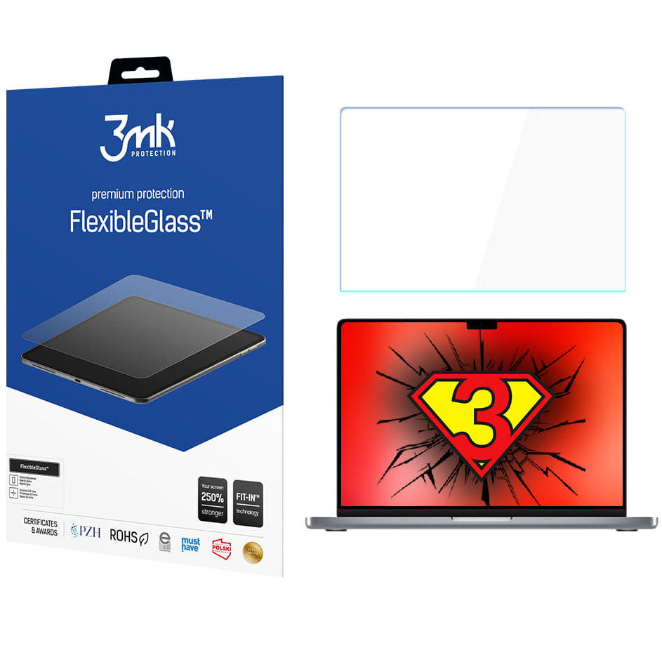 Hybridglas 3mk Flexible Glass für MacBook Pro 14" 2021-2026