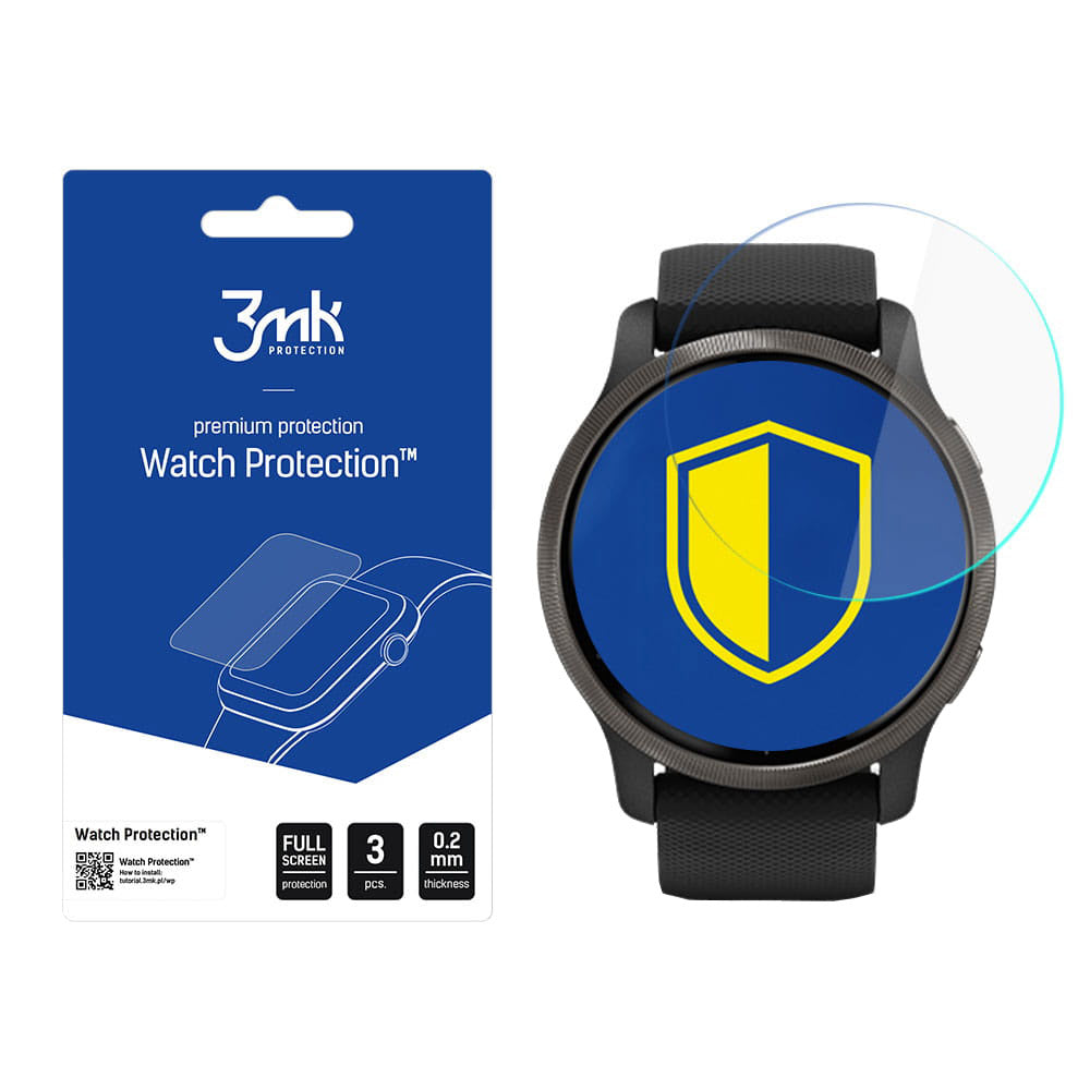 Schutzfolie 3mk Watch Protection für Garmin Venu 2 Plus, 3 Stück