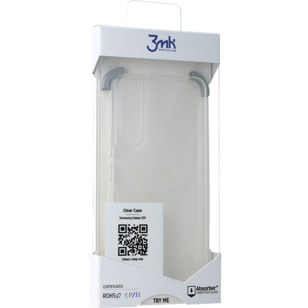 Schutzhülle 3mk Clear Case für Galaxy S22 5G, transparent