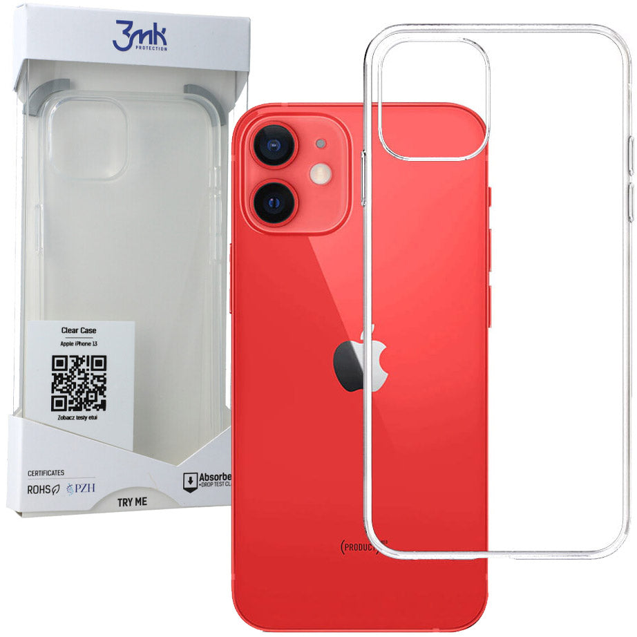 Schutzhülle 3mk Clear Case für iPhone 13, transparent