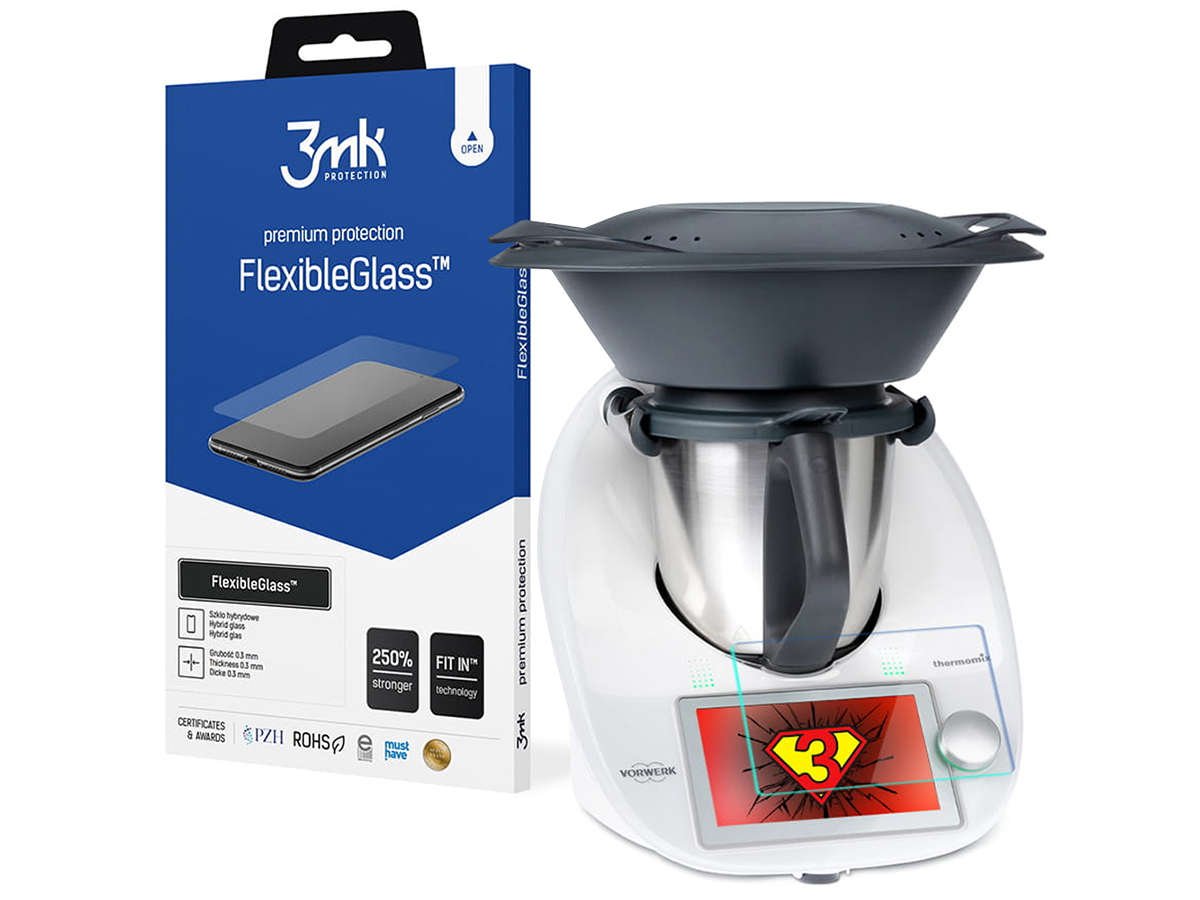 Hybridglas 3mk Flexible Glass für Thermomix TM6