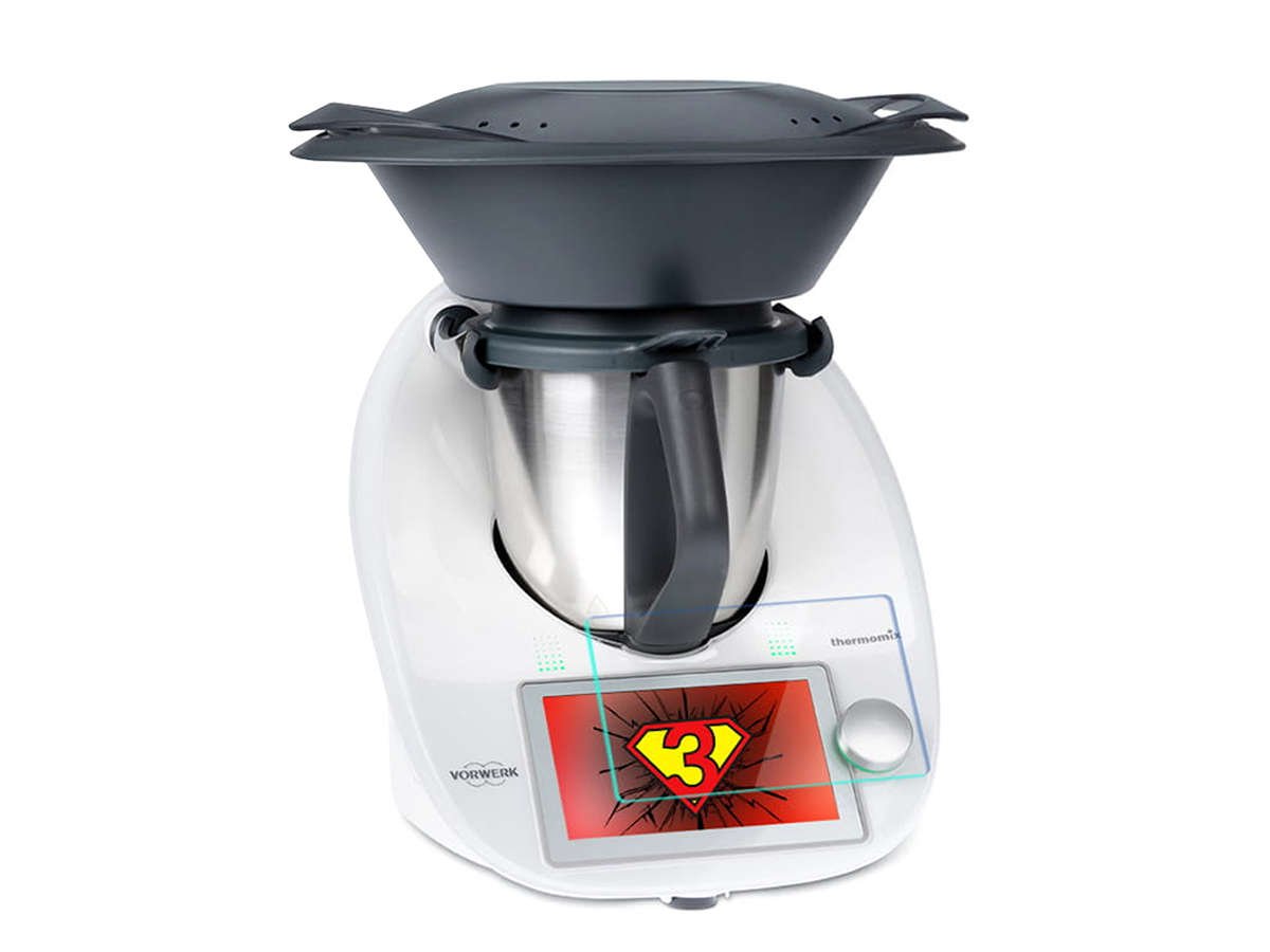 Hybridglas 3mk Flexible Glass für Thermomix TM6