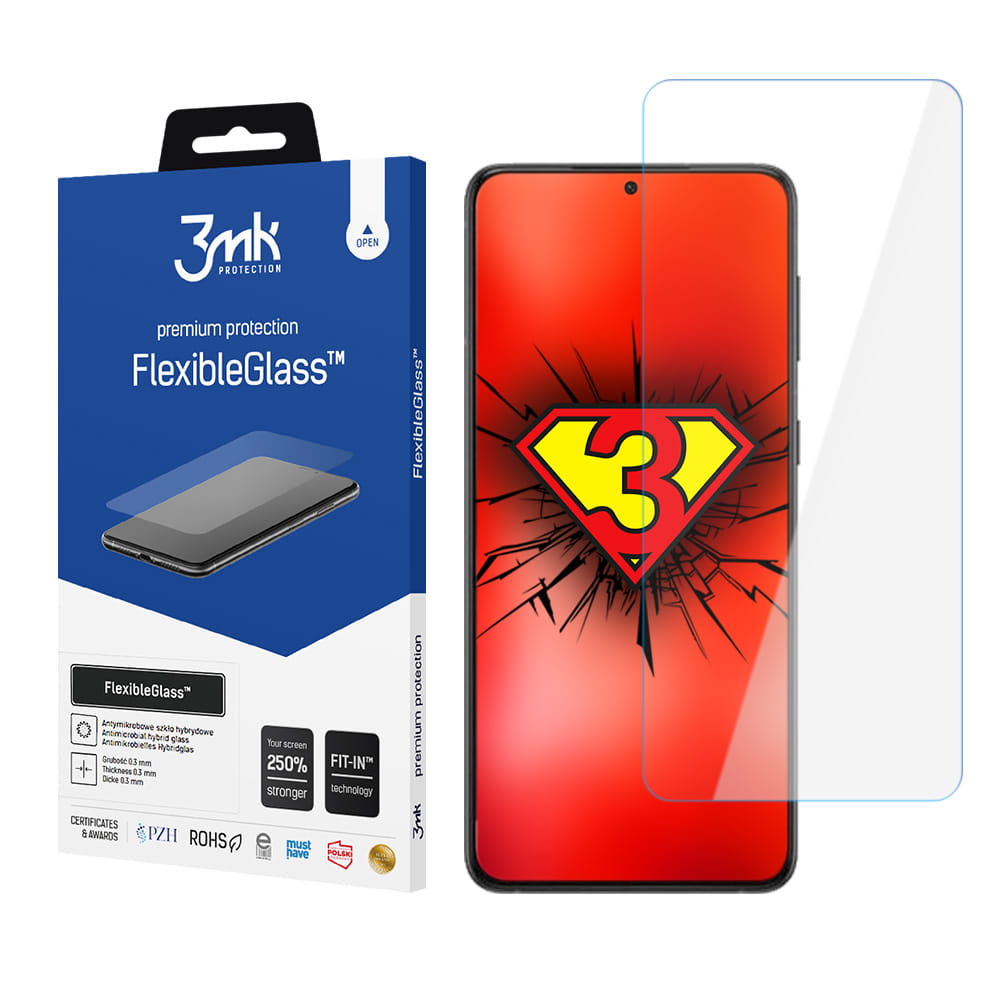 Hybridglas 3mk Flexible Glass für Samsung Galaxy S22+ 5G