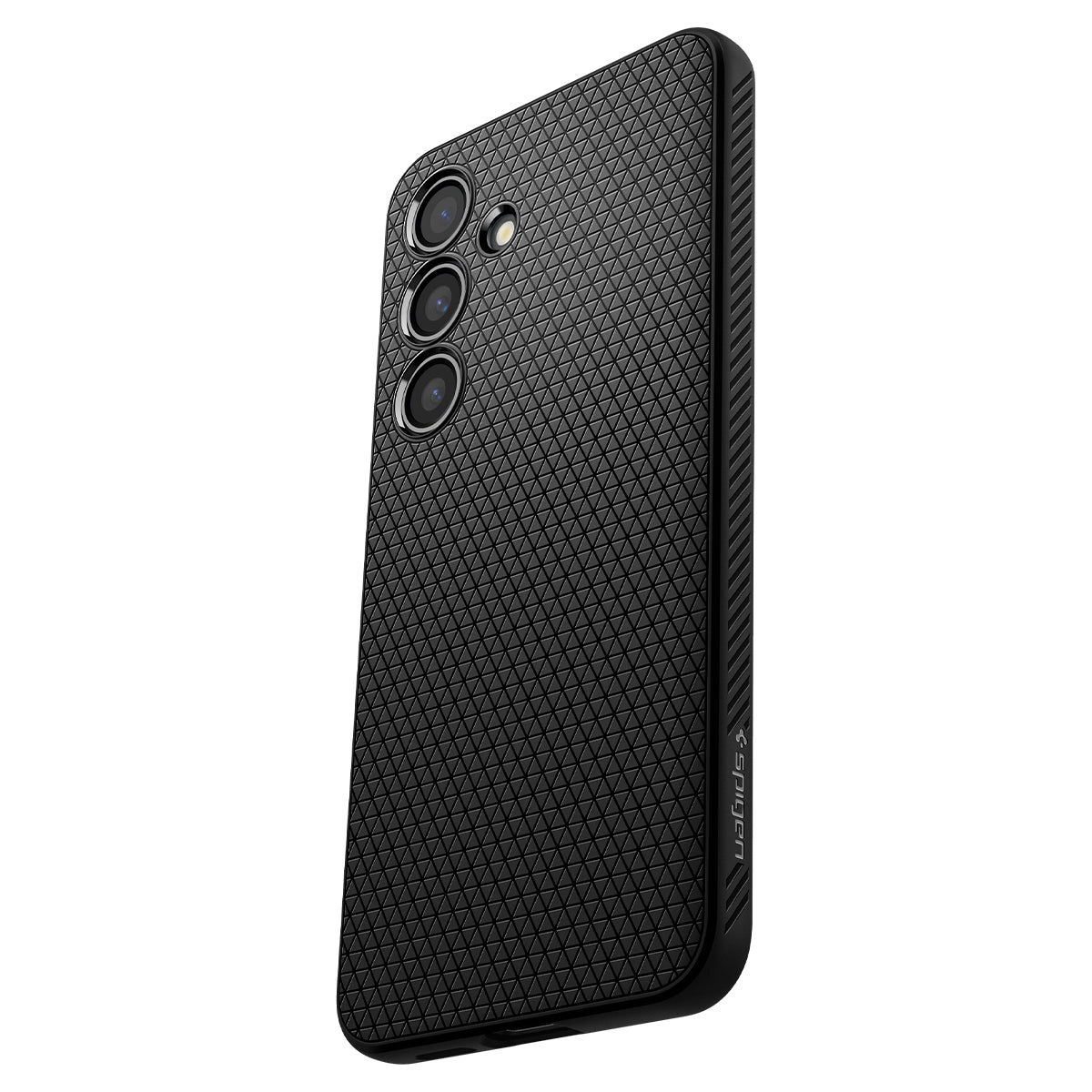 Schutzhülle für Galaxy S24 Plus, Spigen Liquid Air, Schwarz