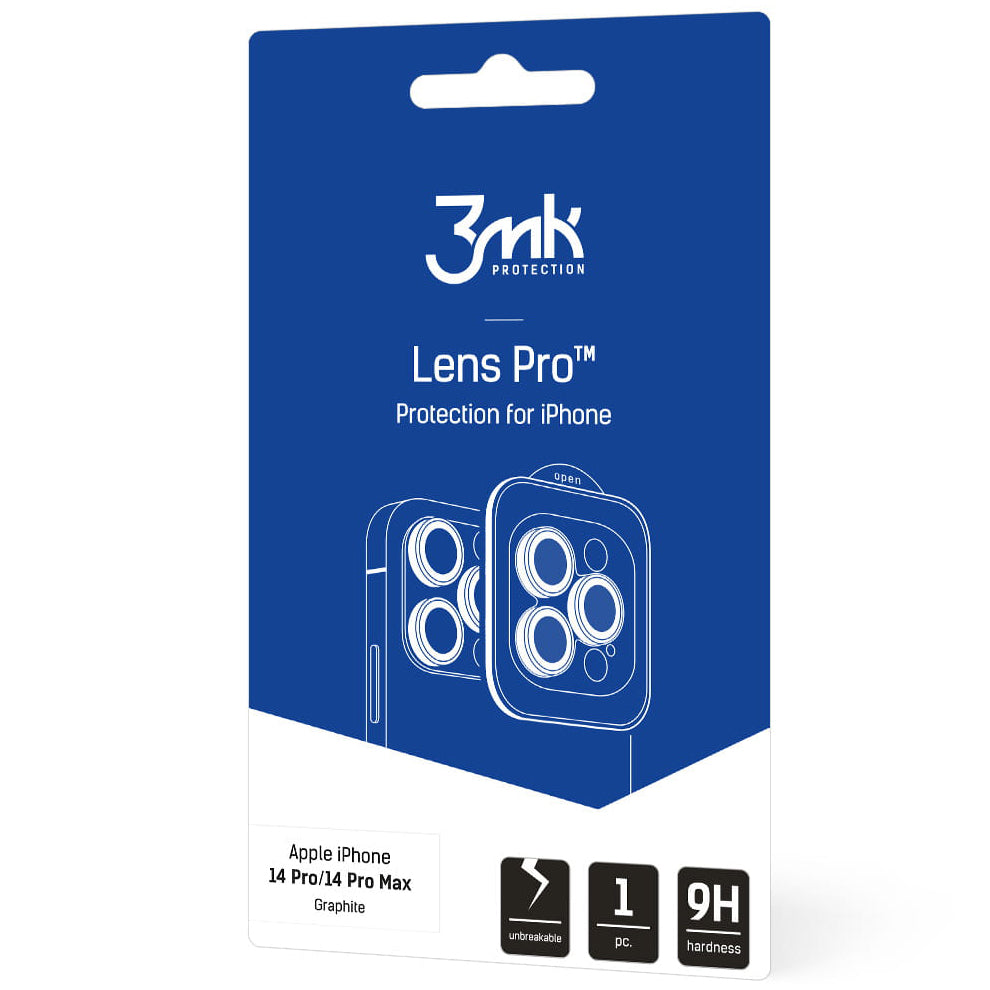 Objektivschutz 3mk Lens Protection Pro für iPhone 14 Pro / 14 Pro Max, Graphite
