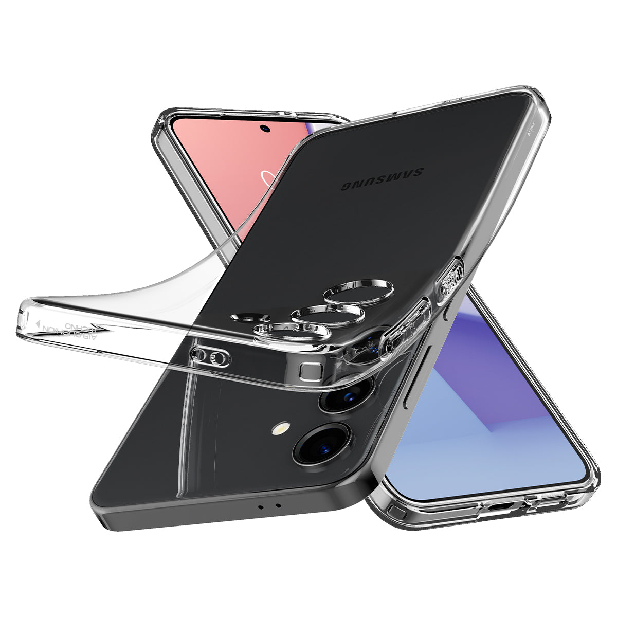 Schutzhülle für Galaxy S24, Spigen Liquid Crystal, Transparent