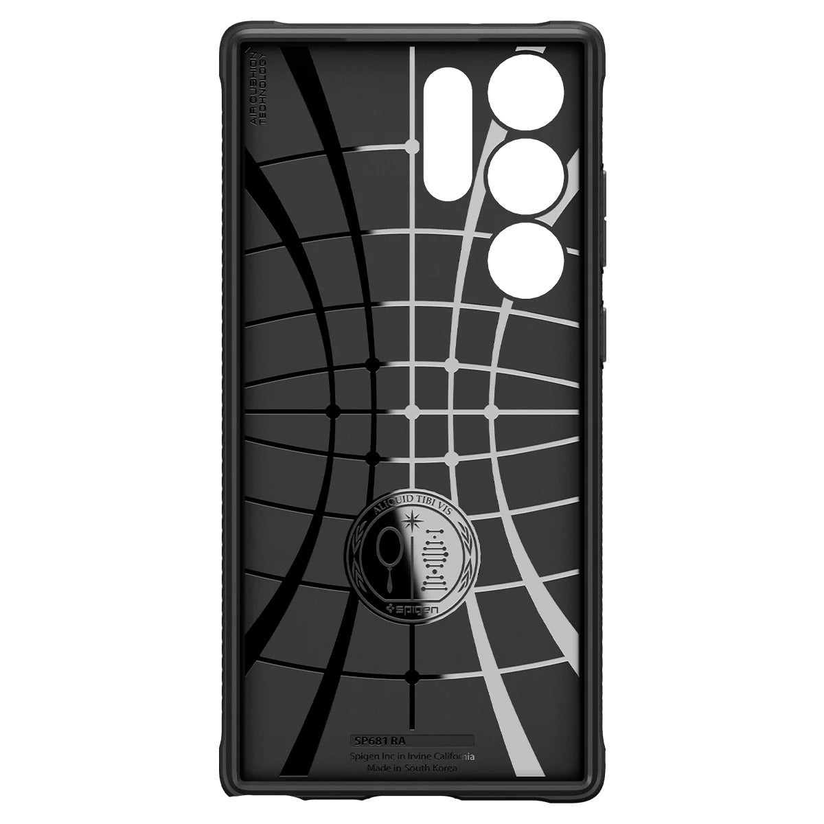 Schutzhülle Spigen Rugged Armor für Galaxy S23 Ultra, Schwarz