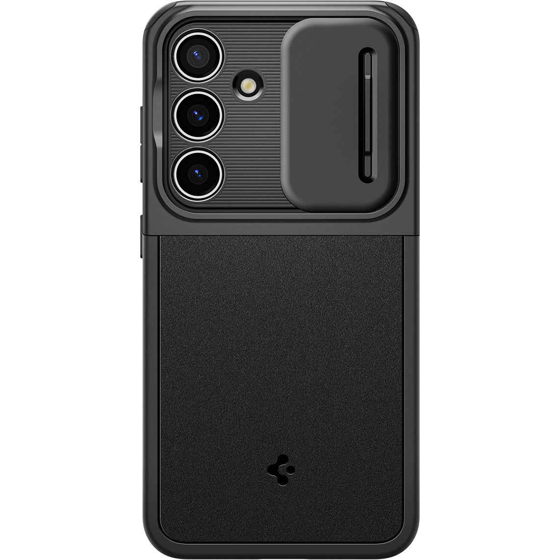 Schutzhülle für Galaxy S24, Spigen Optik Armor, Schwarz