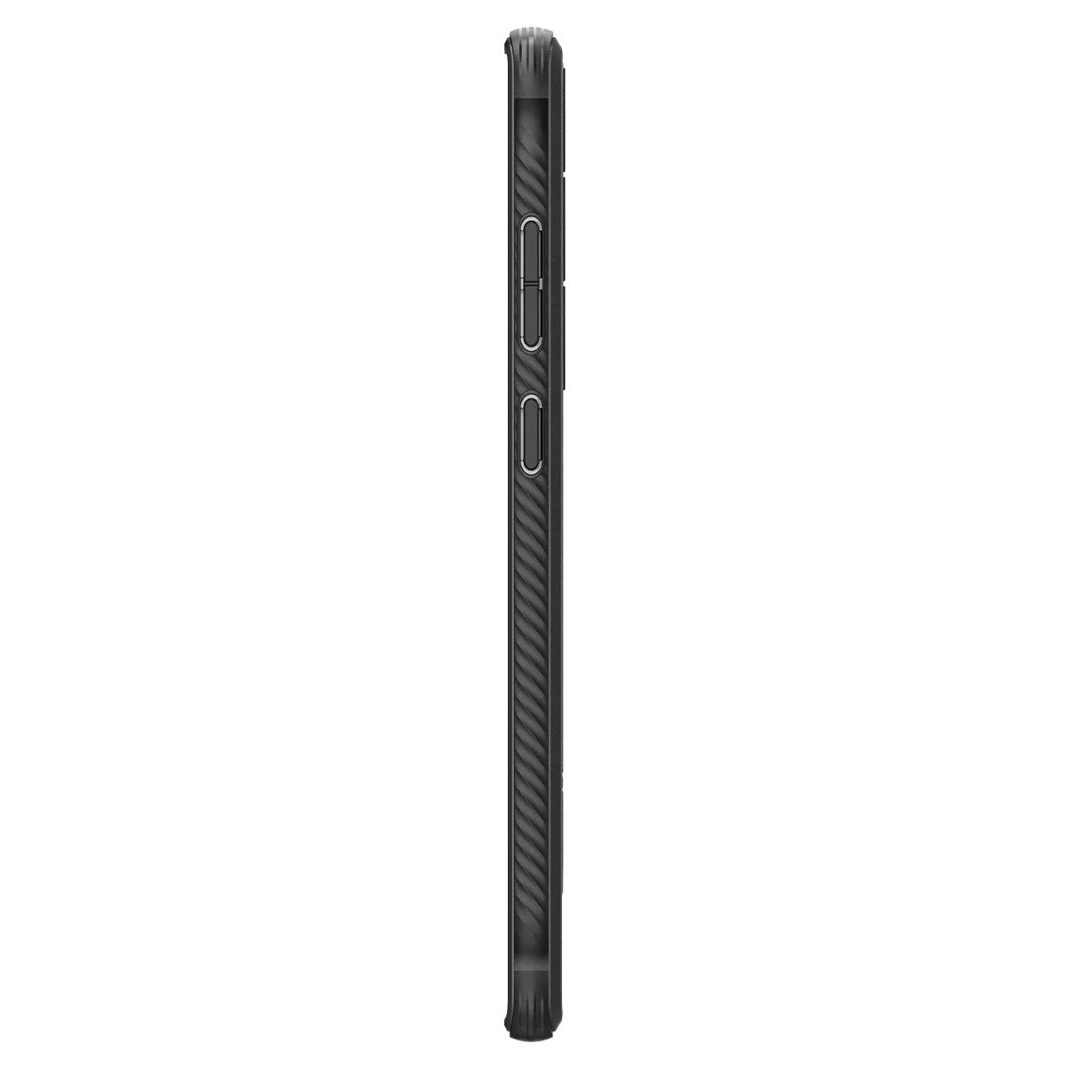 Schutzhülle Spigen Rugged Armor für Galaxy S23 Ultra, Schwarz