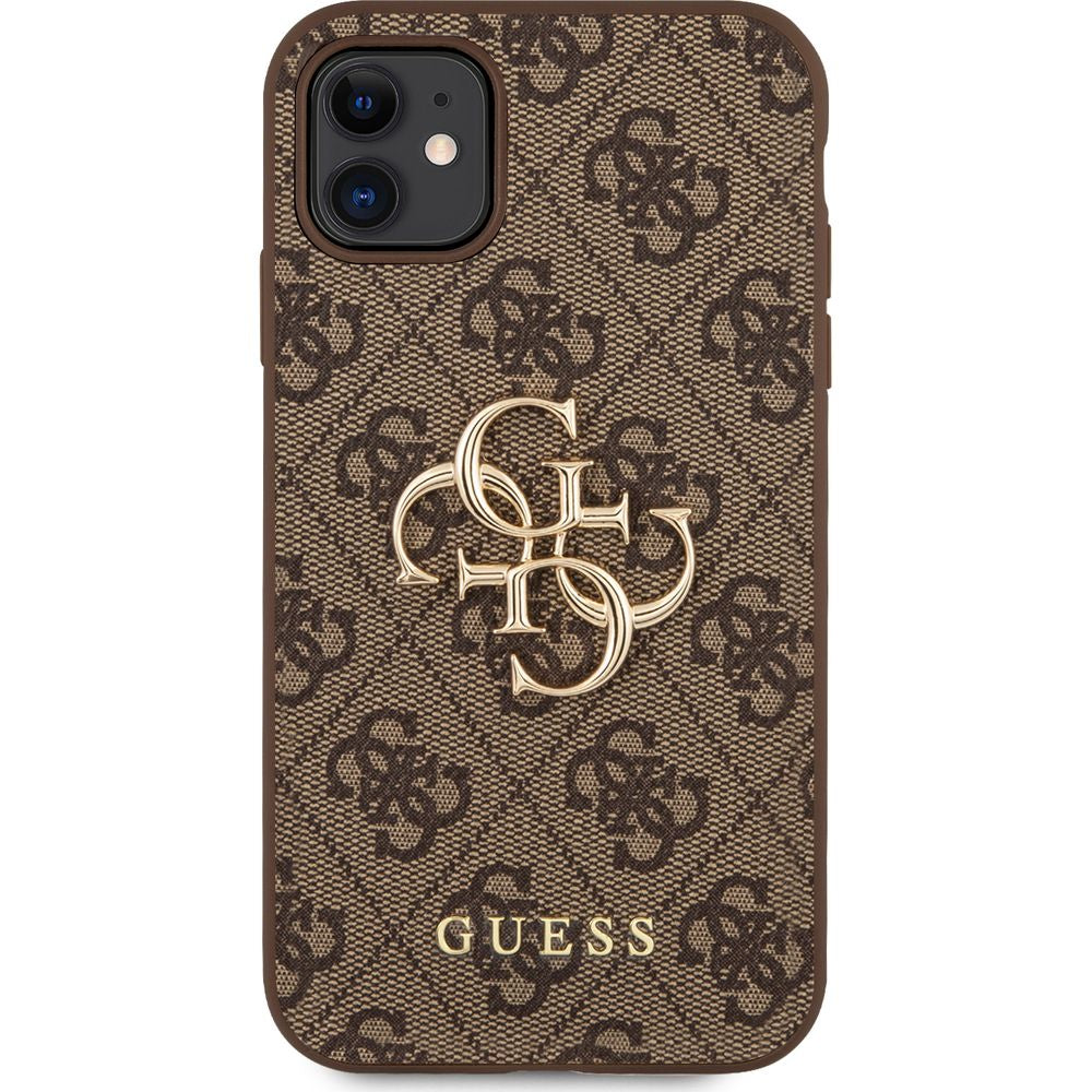 Schutzhülle Guess 4G Big Metal Logo für iPhone 11 / XR, Braun