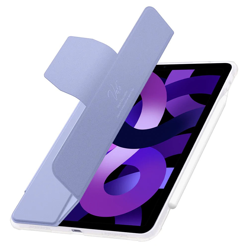 Schutzhülle für iPad Air 11" / 10.9" 2020-2026 / Pro 11" 2018, Spigen Ultra Hybrid Pro, Transparent/Violett